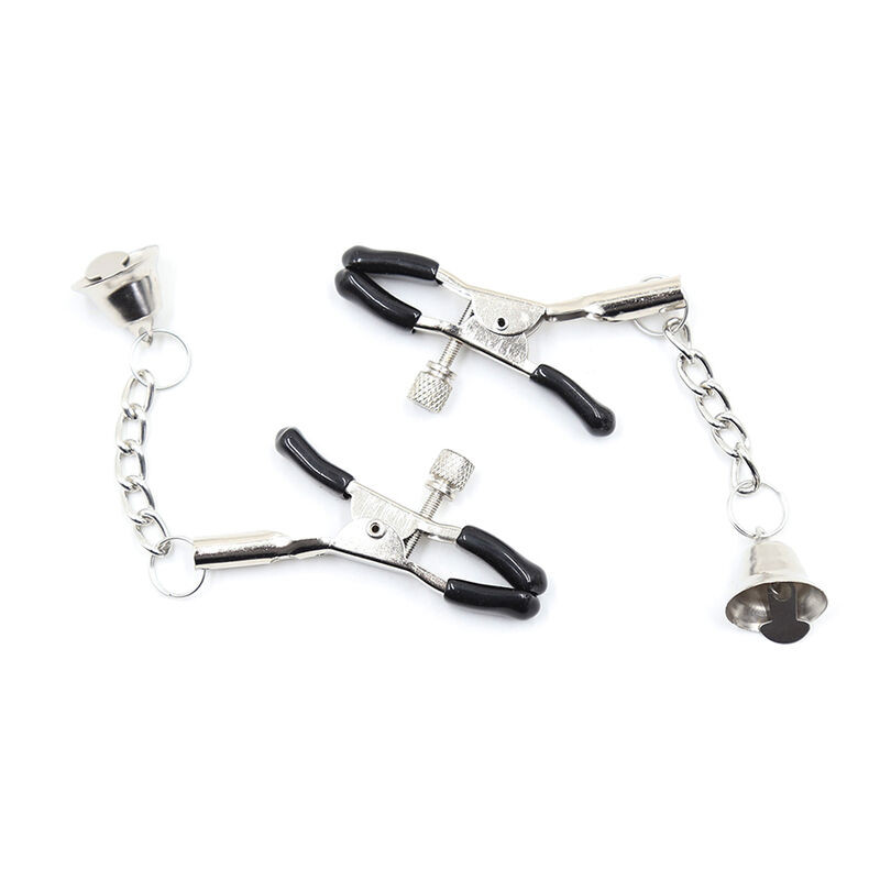 OHMAMA FETISH - NIPPLE Clamps WITH CHAIN AND BELLS 5 