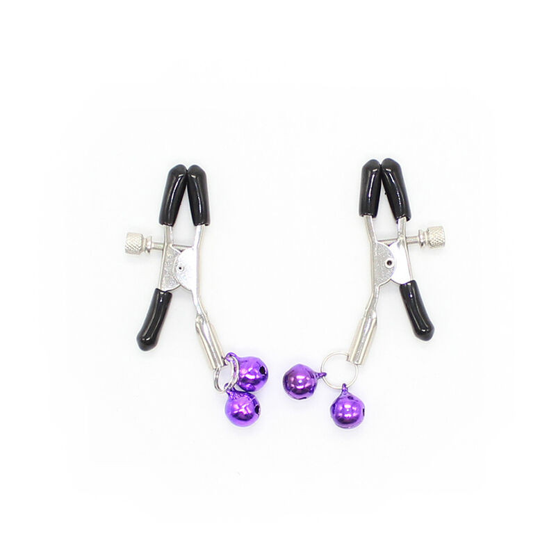 OHMAMA FETISH - NIPPLE Clamps WITH LILAC BELL 1 