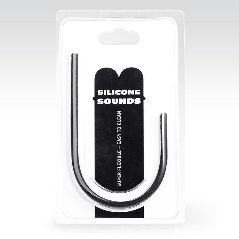 ALL BLACK - 8MM URETHRAL PROBE SILICONE 1 