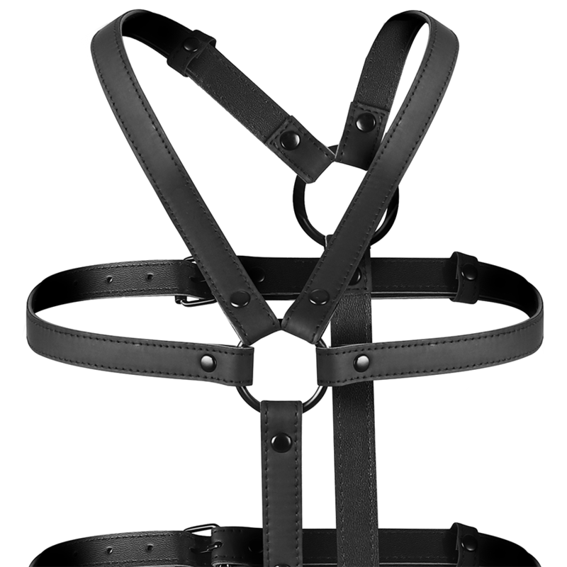 FETISH SUBMISSIVE BONDAGE - IMBRACATURA REGOLABILE TORSO E BRACCIA 3 