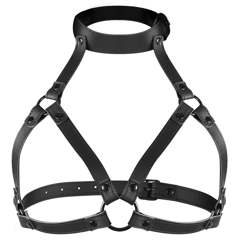 FETISH SUBMISSIVE BONDAGE - ADJUSTABLE CHEST HARNESS 3 