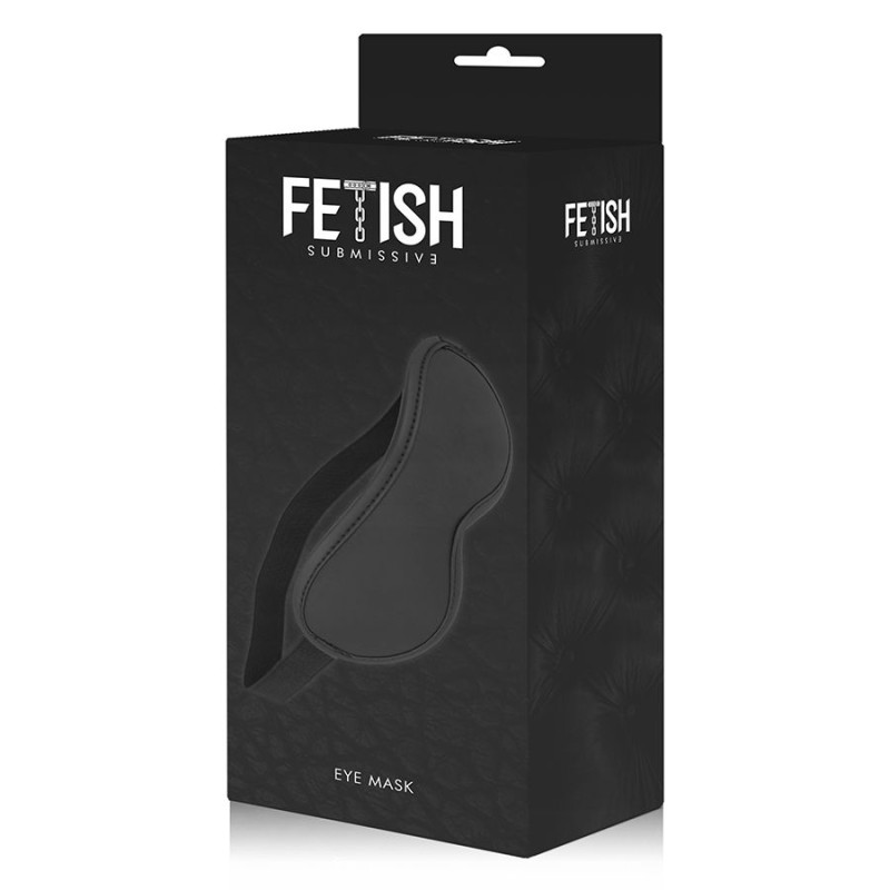 FETISH SUBMISSIVE - MASQUE EN CUIR VÉGAN II AVEC DOUBLURE EN NOPRÈNE 3 