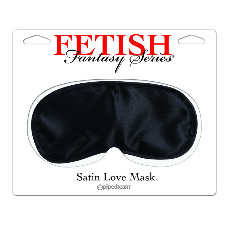 FETISH FANTASY SERIES - SATIN LOVE MASKE SCHWARZ 1 