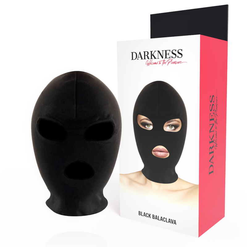 DARKNESS - BDSM SUBMISSION MASK MOUTH AND EYES BLACK 1 