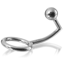 METAL HARD - ANNEAU COCK RING AVEC CROCHET INTRUS ANAL 40MM 2 