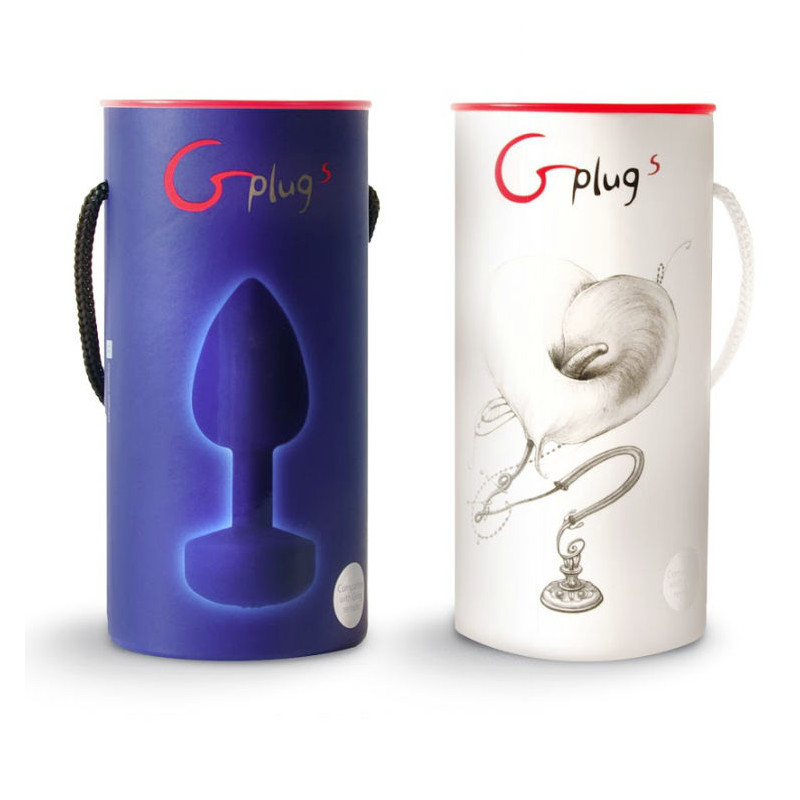 G-VIBE - FUNTOYS GPLUG VIBRATORE ANALE RICARICABILE GRANDE BLU CIELO 3,9 CM 2 