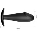 PRETTY LOVE - ANAL PLUG SILICONE PENIS FORM BLACK 4 