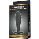 PRETTY LOVE - PLUG ANALE IN SILICONE PER PENE NERO 5 