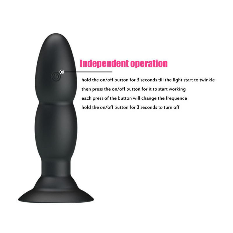 PRETTY LOVE - PLUG VIBRATOR AND ROTATION BY REMOTE CONTROL 6 