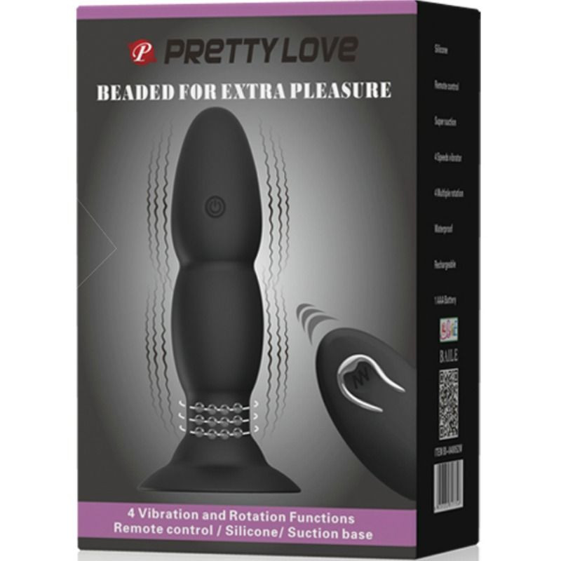 PRETTY LOVE - PLUG VIBRATOR AND ROTATION BY REMOTE CONTROL 7 