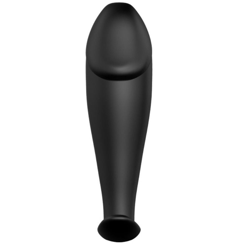 PRETTY LOVE - PLUG ANALE IN SILICONE FORMA DEL PENE E 12 MODALIT DI VIBRAZIONE NERO 1 