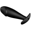 PRETTY LOVE - PLUG ANALE IN SILICONE FORMA DEL PENE E 12 MODALIT DI VIBRAZIONE NERO 2 