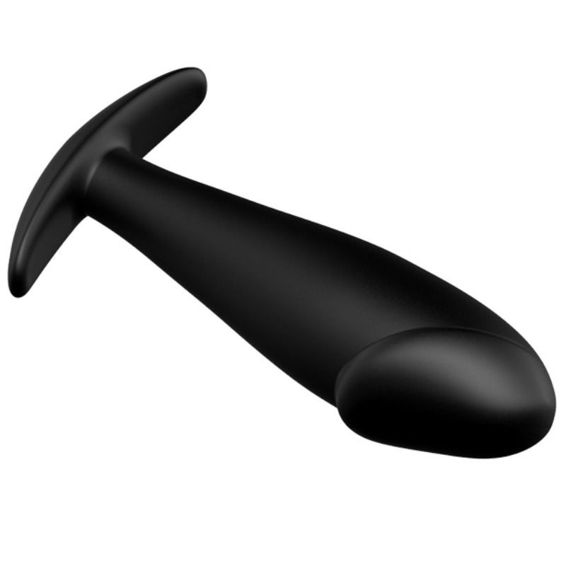 PRETTY LOVE - PLUG ANALE IN SILICONE FORMA DEL PENE E 12 MODALIT DI VIBRAZIONE NERO 7 