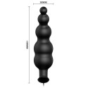 PRETTY LOVE - ANAL PLUG SILICONE EXTRA STIMULATION AND 12 VIBRATION MODES BLACK 4 