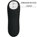 PRETTY LOVE - ANALPLUG AUS SILIKON EXTRA STIMULATION UND 12 VIBRATIONSMODI SCHWARZ 5 