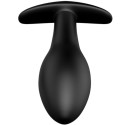 PRETTY LOVE - ANAL PLUG ANCHOR FORM SILICONE 12 VIBRATION MODES BLACK 5 