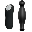 PRETTY LOVE - PLUG ANAL EN SILICONE 12 MODES DE VIBRATION NOIR 1 