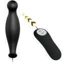 PRETTY LOVE - SILICONE ANAL PLUG 12 VIBRATION MODES BLACK 7 