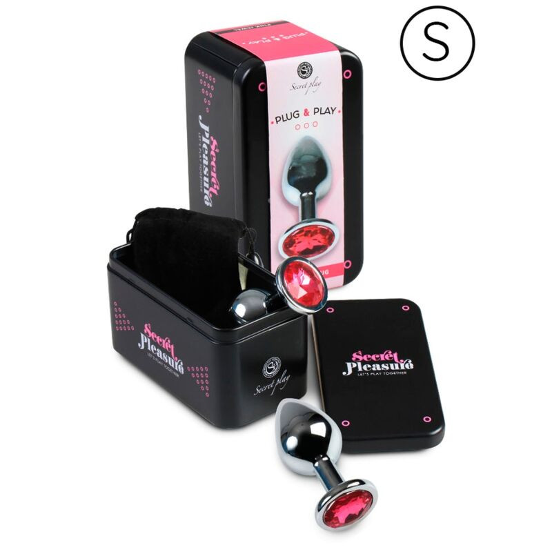 SECRETPLAY - PLUG ANALE ALLUMINIO FUCSIA 7 CM 1 