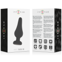 INTENSE - ANAL PLUG PIPO M BLACK SILICONE 11 CM 3 