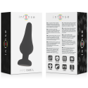 INTENSE - ANAL PLUG PIPO L BLACK SILICONE 13 CM 3 