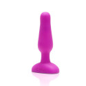 B-VIBE - NOVICE ANAL-STECKER MIT FERNBEDIENUNG FUCHSIA 8 