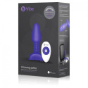 B-VIBE - RIMMING ANALPLUG MIT FERNBEDIENUNG PETITE FLIEDER 4 