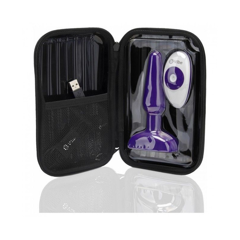 B-VIBE - TRIO PRISE TÉLÉCOMMANDE ANAL LILAS 6 