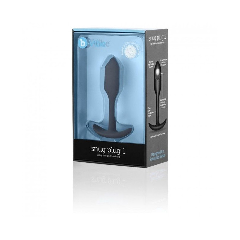 B-VIBE - SNUG PLUG 1 BLACK 4 