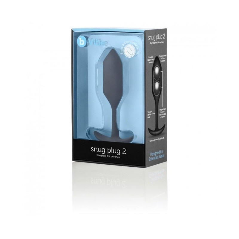 B-VIBE - SNUG ANAL PLUG 2 BLACK 3 