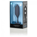 B-VIBE - SNUG ANAL PLUG 4 BLACK 3 