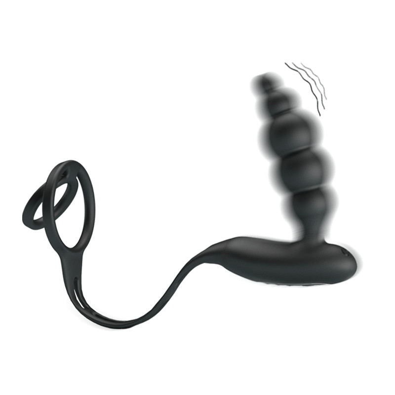 PRETTY LOVE - ANELLI PER PENE CON SPINA VIBRATORE 8 