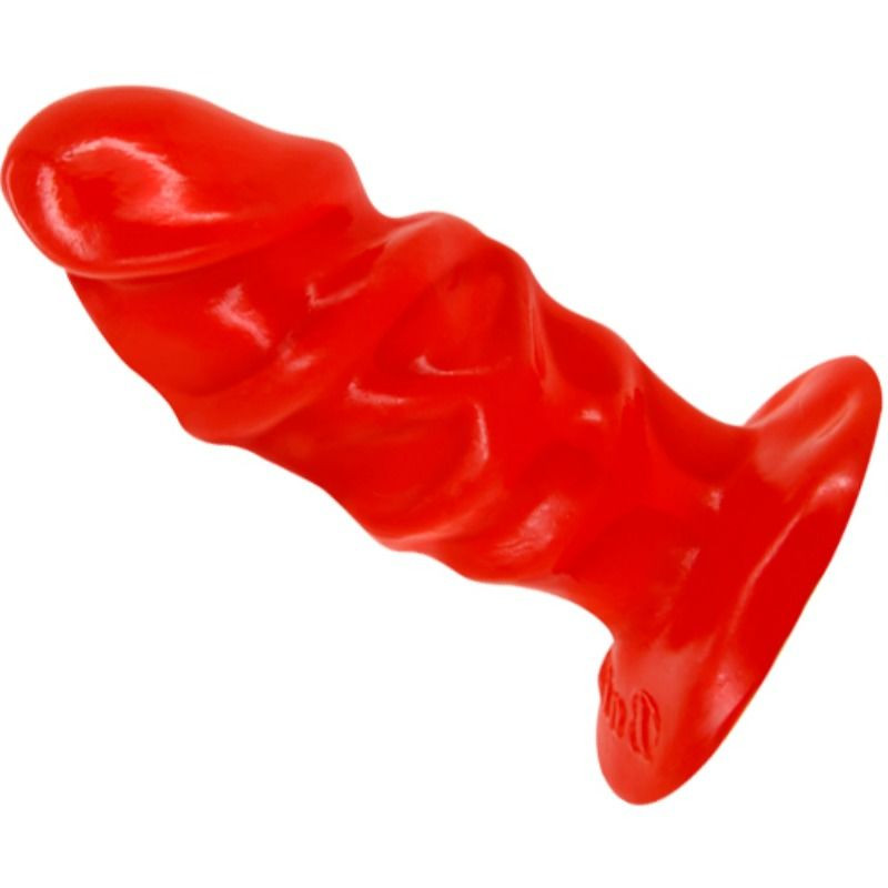 BAILE - UNISEX ANALPLUG MIT ROTEM SAUGNAPF 3 