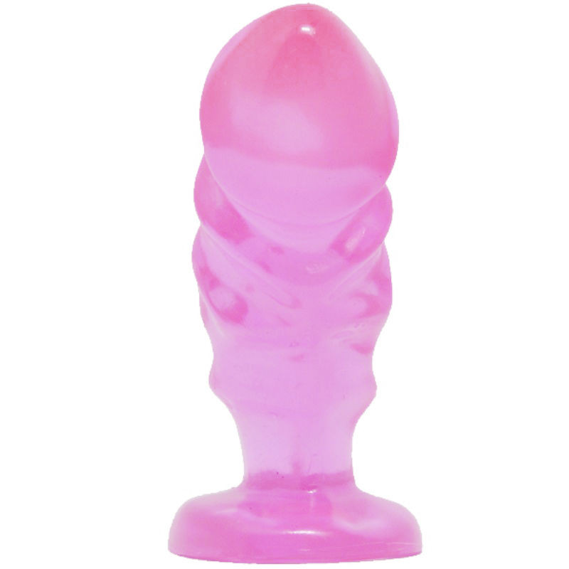 BAILE - UNISEX ANAL PLUG WITH PINK SUCTION CUP 1 