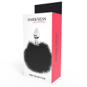 DARKNESS - BOUCHON EXTRA ANAL AVEC QUEUE NOIR 7 CM 3 