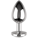 COQUETTE CHIC DESIRE - ANALPLUG METALL WEISS FARBE GRÖSSE L 4 X 9 CM 3 