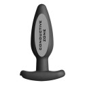 ELECTRASTIM - SILICONE NOIR ROCKER BUTTT PLUG MOYEN 4 