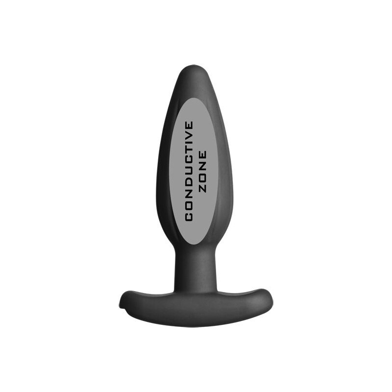 ELECTRASTIM - SILICONE NOIR ROCKER BUTTT PLUG MOYEN 4 