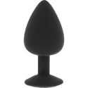 OHMAMA - PLUG ANAL EN SILICONE DIAMANT TAILLE S 7 CM 2 