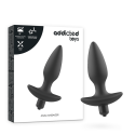 ADDICTED TOYS - MASSAGER PLUG ANALE CON VIBRAZIONE NERA 1 