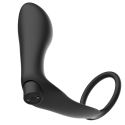 ADDICTED TOYS - PENIS RING WITH REMOTE CONTROL ANAL PLUG BLACK RECHARGEABLE 4 