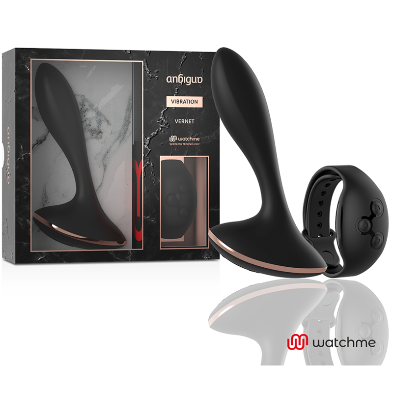 ANBIGUO - WATCHME REMOTE CONTROL VIBRATOR ANAL PLUG VERNET 1 