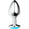 OHMAMA - ANAL PLUG WITH BLUE CRYSTAL S 1 