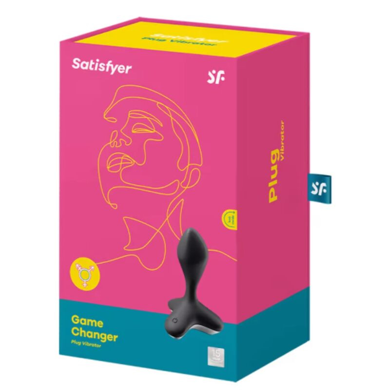 SATISFYER - VIBRATEUR PLUG GAME CHANGER NOIR 4 