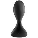 SATISFYER - TRENDSETTER VIBRATING PLUG APP BLACK 1 