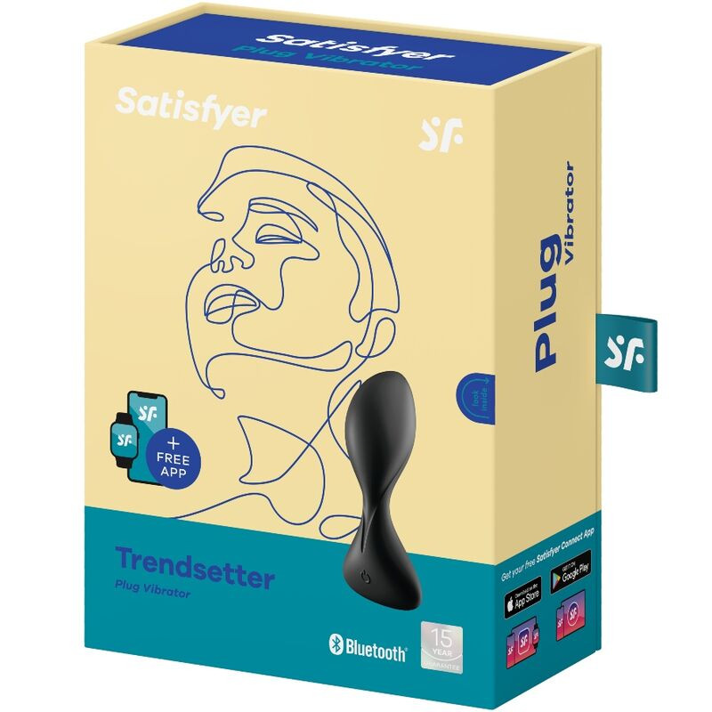 SATISFYER - APP TRENDSETTER SPINA VIBRANTE NERA 3 