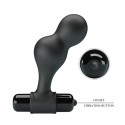 MR PLAY - SCHWARZER SILIKON-VIBRATOR-ANALSTECKER 7 