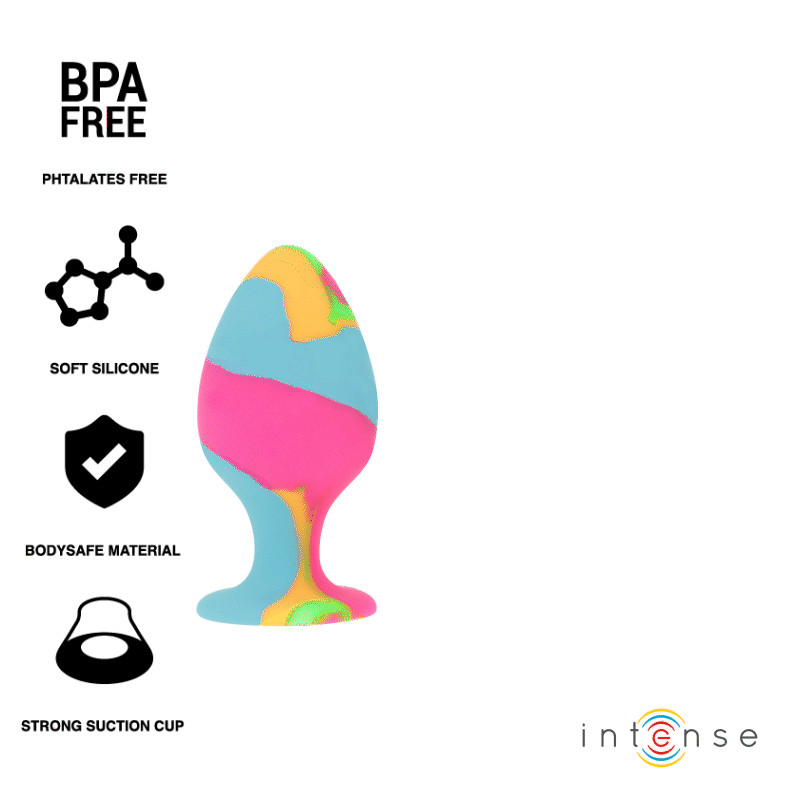 INTENSE - SET DI TAPPI IN SILICONE MULTICOLORE 1 