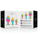 INTENSE - ENSEMBLE DE BOUCHONS EN SILICONE MULTICOLORE 7 