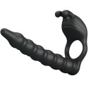 PRETTY LOVE - BLACKNEY PENIS RING WITH BLACK VIBRATOR PLUG 3 